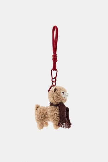 PORTE-CLÉS CHARM LAMA ÉCHARPE - Beige de Zara - Image 1