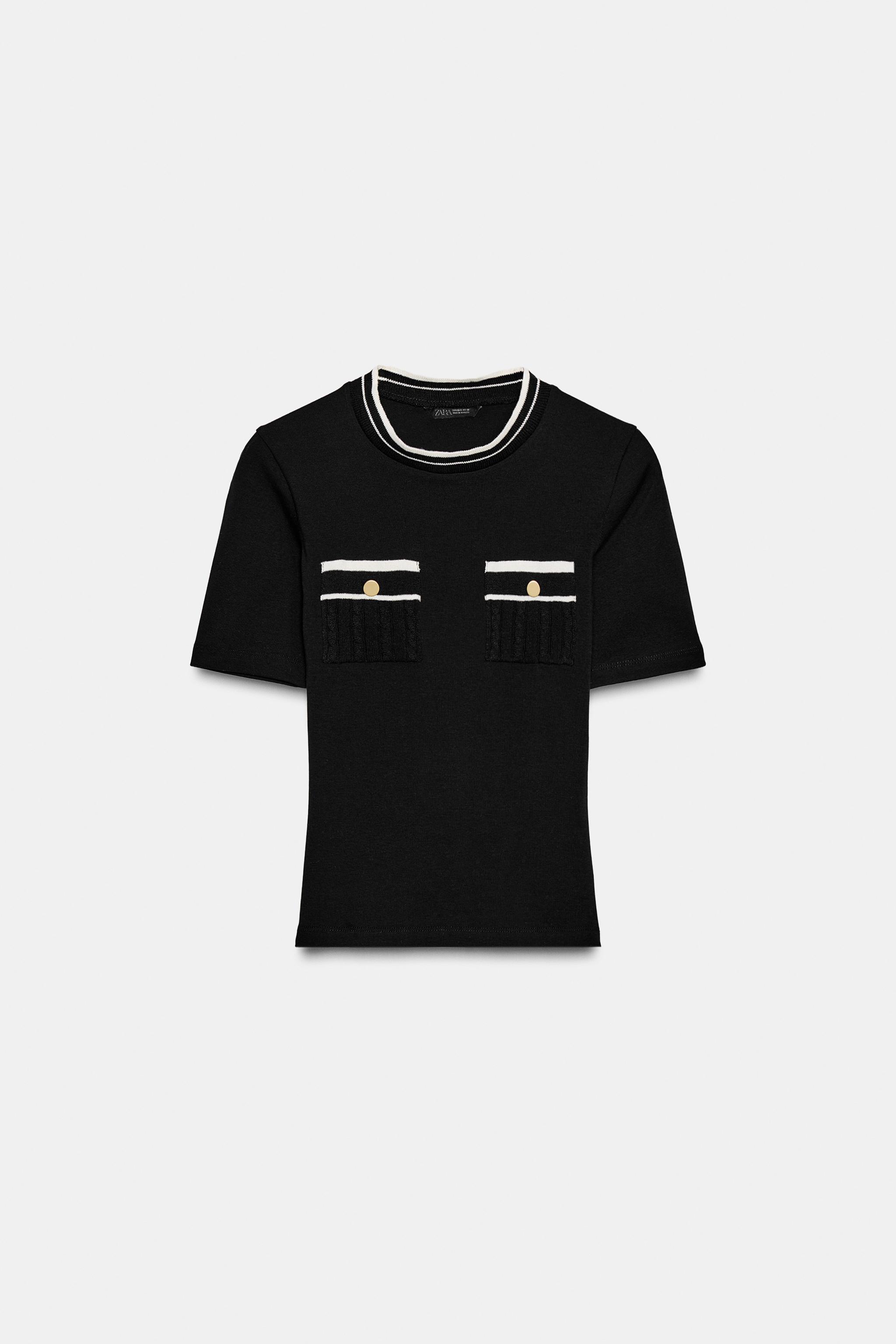 【243】R04mama 様 CAMISETA COM BOLSOS - Branco | ZARA Brasil