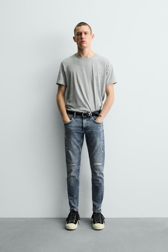 JEANS SKINNY FIT - Azul medio de Zara - Imagen 0