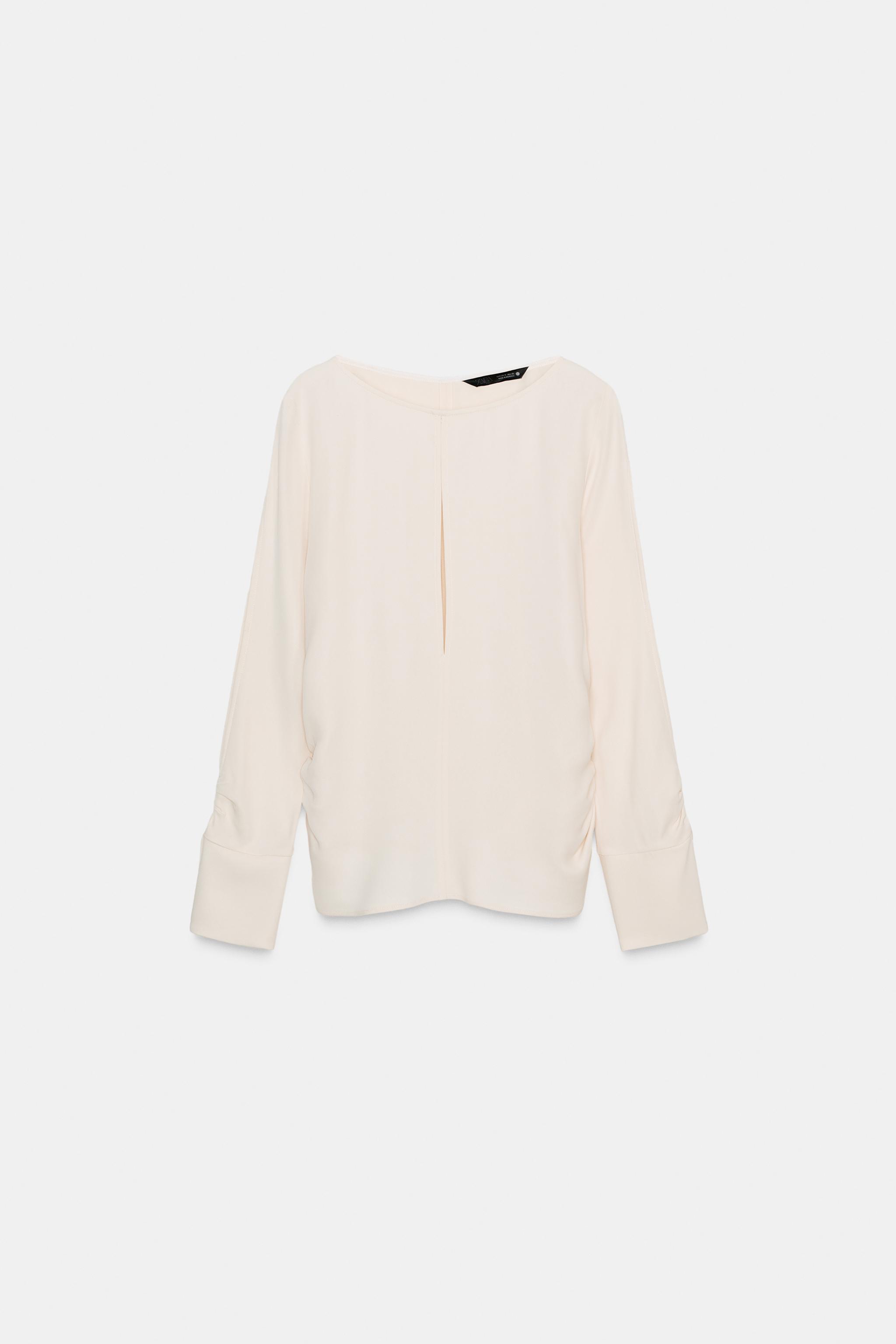 ZW COLLECTION OPENING SHIRT - Ecru | ZARA South Africa