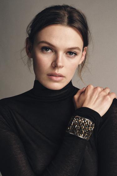 POLSERA METÀL·LICA AMB GRANADURES - Plata de Zara