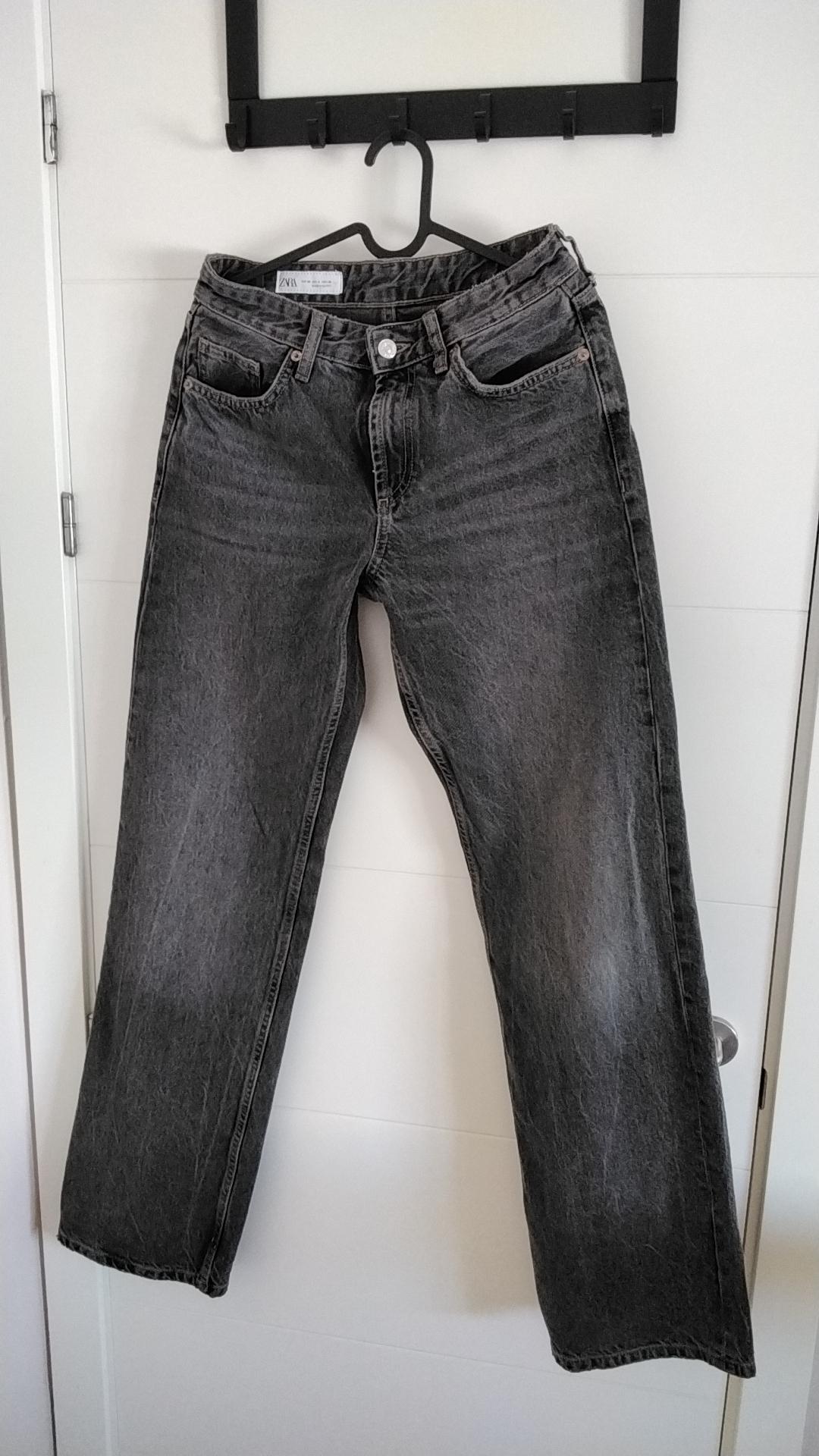TRF WIDE-LEG MID-WAIST JEANS