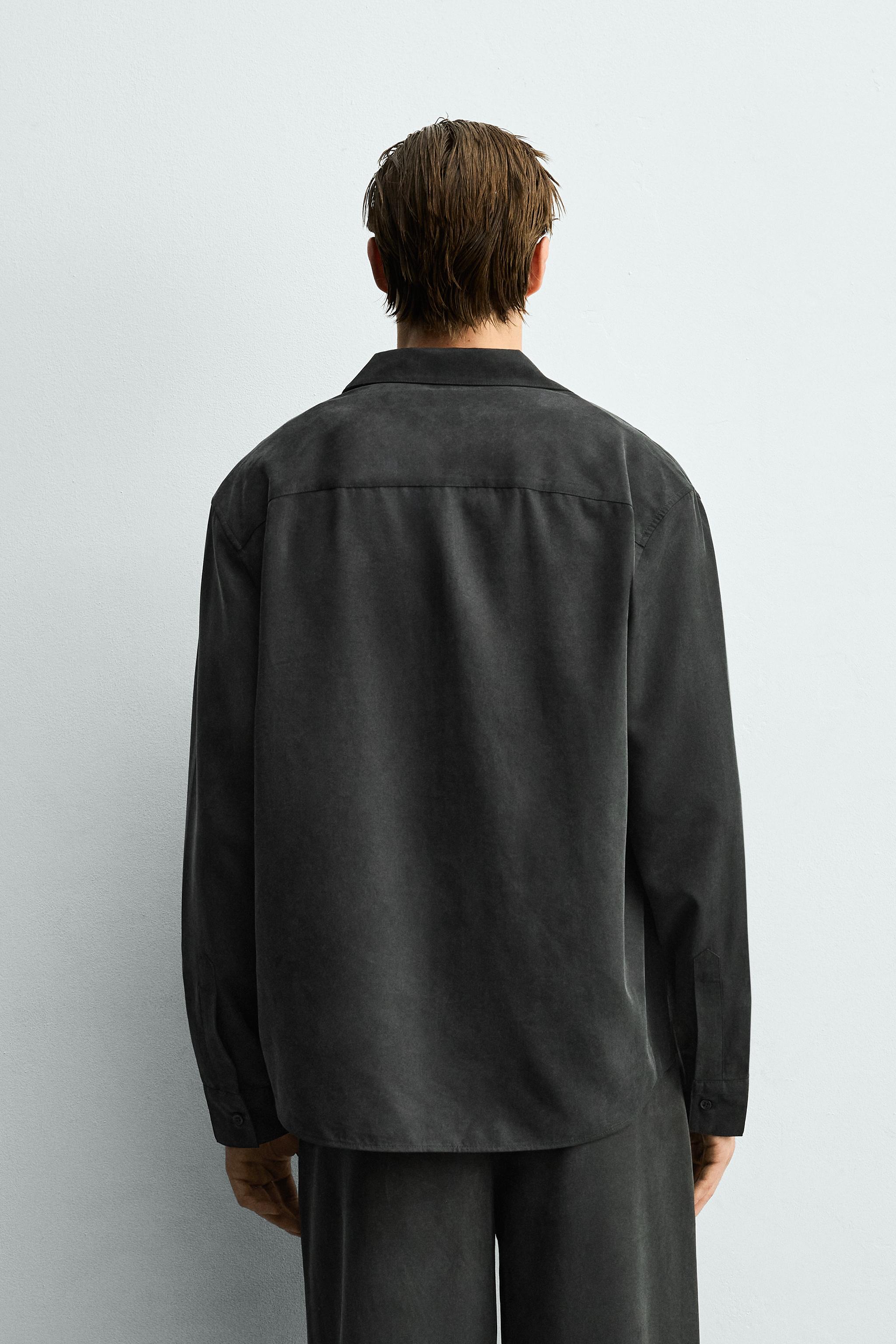 CHEMISE FLUIDE RELAXED FIT À POCHES