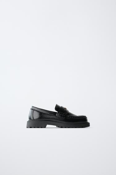 MOCASÍN CORAZÓN - Negro de Zara - Imagen 0