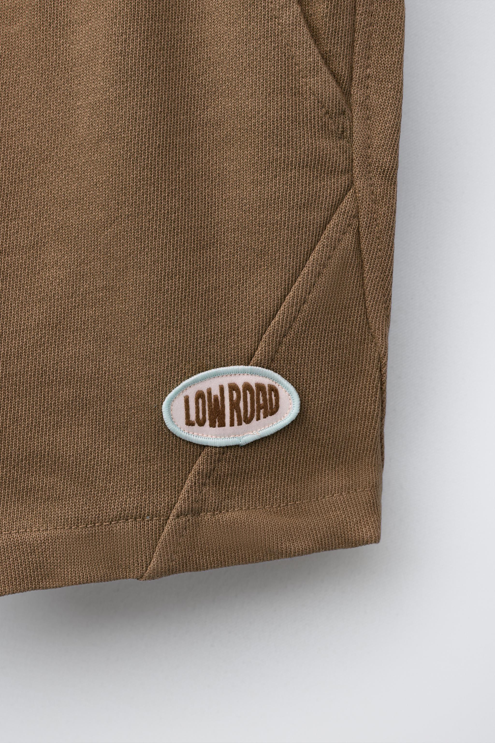 GARMENT DYED PATCH SHORTS