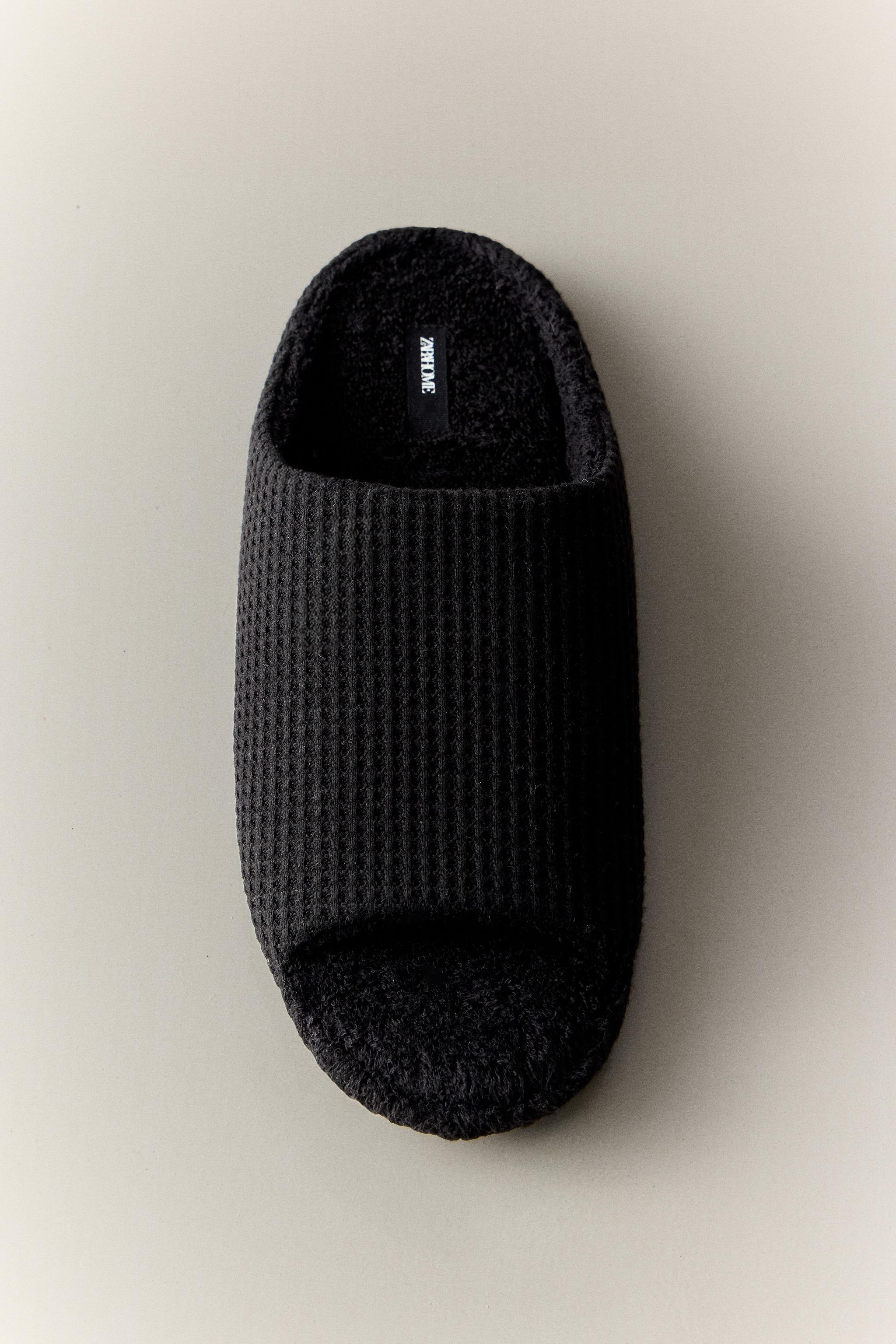 OPEN TERRY BATHROOM SLIPPERS