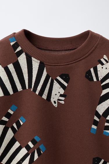 ENSEMBLE DE JOGGING ZÈBRES - marron/blanc de Zara - Image 2