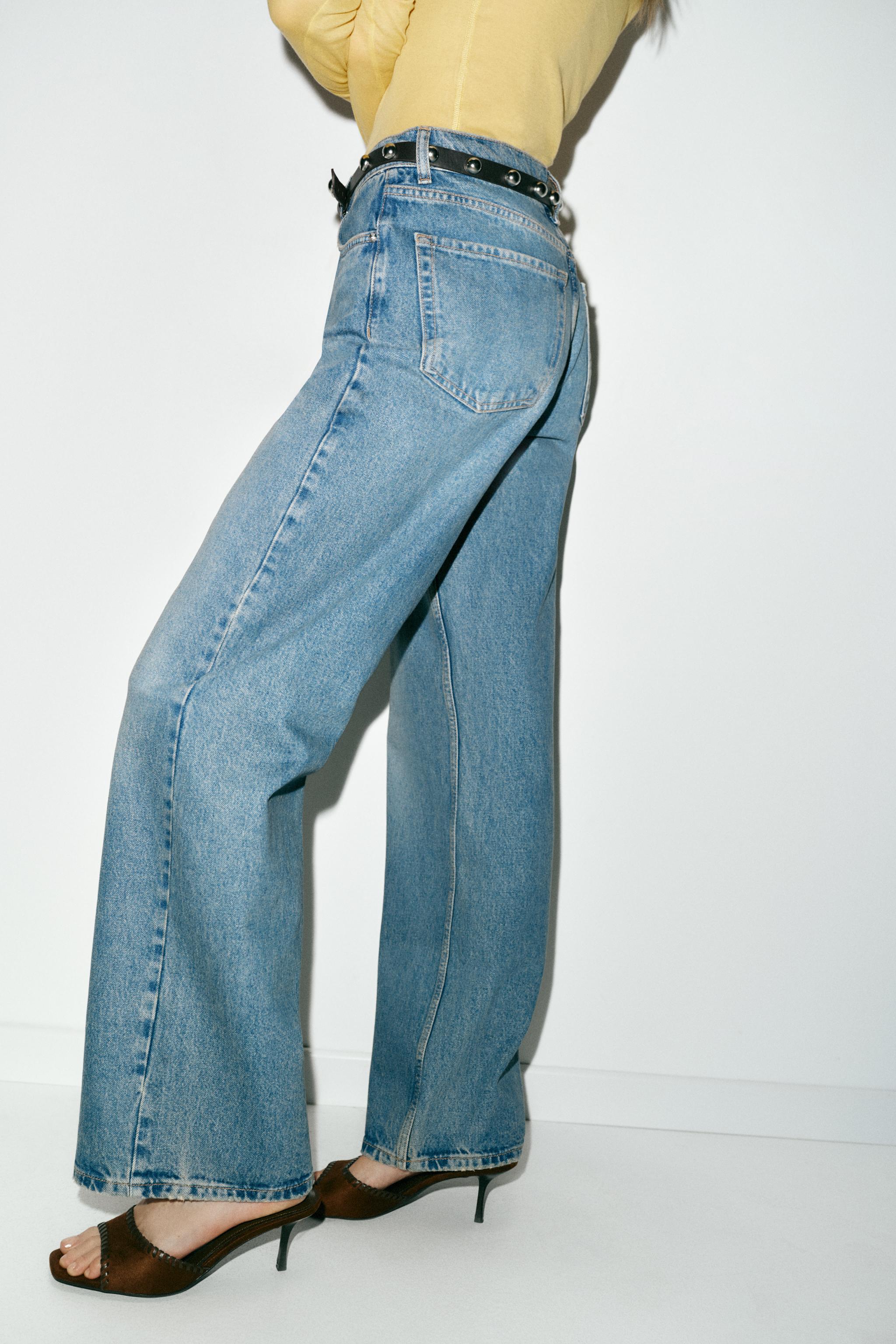 JEAN Z1975 DROIT EFFILÉ TAILLE HAUTE AVEC CEINTURE