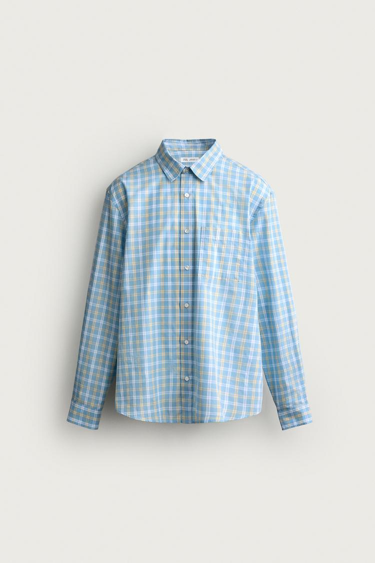 Camisa regular fit cuadros