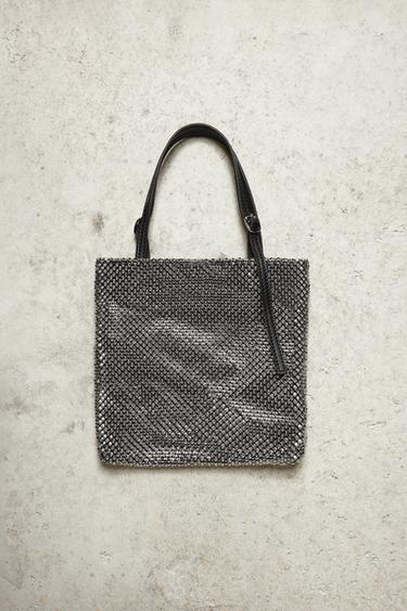 BORSA TOP METALLICO LUDOVIC DE SAINT SERNIN x ZARA - Argento di Zara