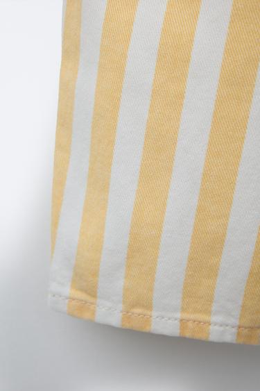 CASA LAWA © STRIPED TWILL DUNGAREES X ZARA KIDS - Ecru by Zara - Image 3