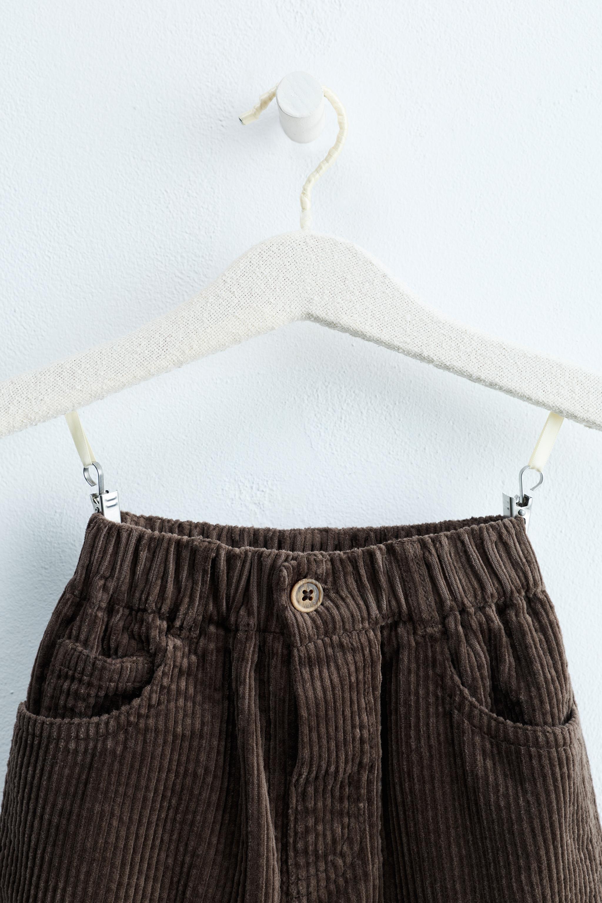 Zara Timeless - Straight-Fit Corduroy Pants
