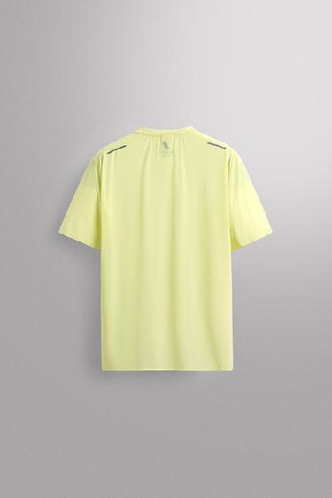 LIGHTWEIGHT TECHNICAL T-SHIRT - Lime by Zara - Image 7