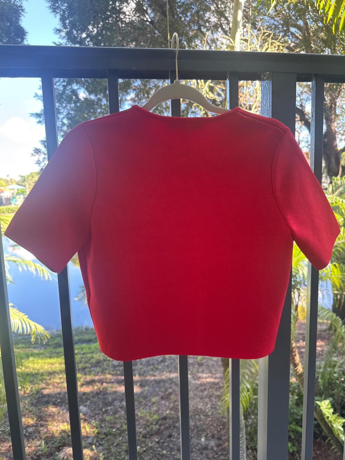 SMOOTH KNIT CROP CARDIGAN - Image 3