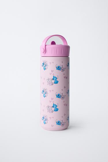 Zara LILO & STITCH © DISNEY STAINLESS STEEL BOTTLE 600ML - Light blue