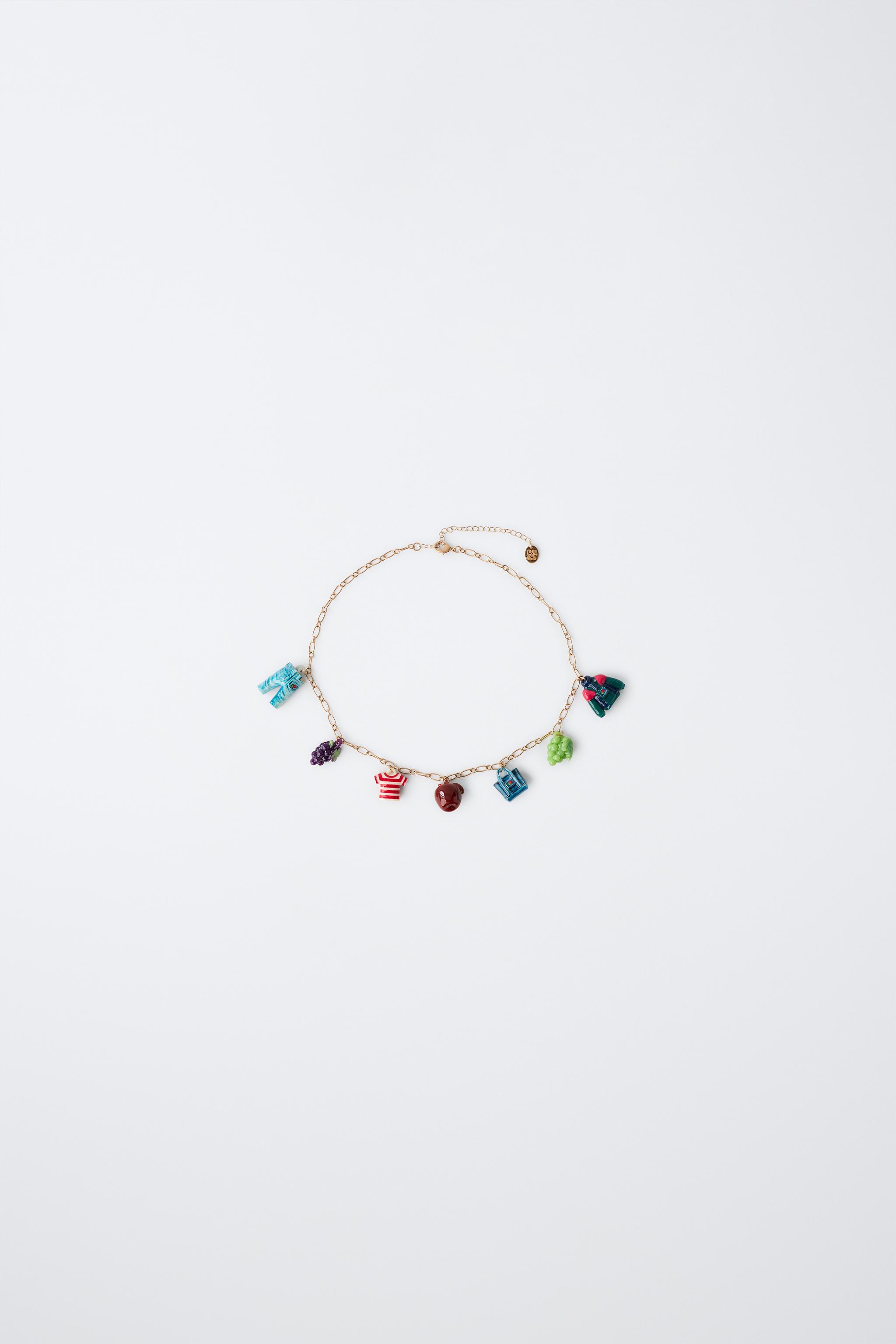 チャームネックレス FRUIT OF THE LOOM™ - マルチカラ― | ZARA Japan