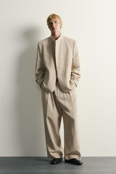 COSTUME CROISÉ COUPE DÉCONTRACTÉE - Abricot de Zara