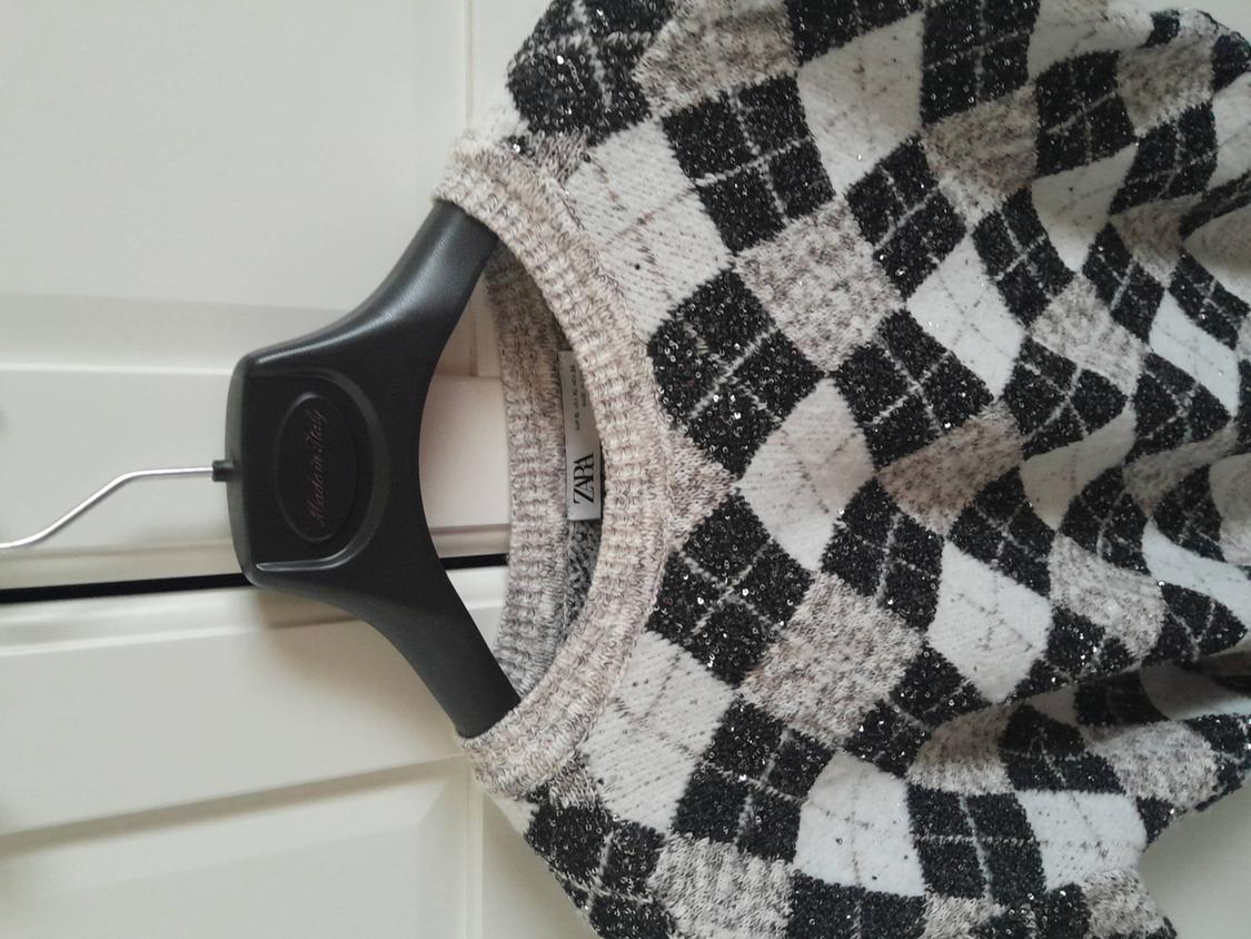 ARGYLE SEQUIN KNIT SWEATER - Image 6
