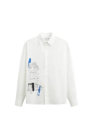 TEXT PRINT SHIRT