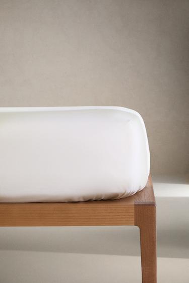 SÁBANA BAJERA INFANTIL ALGODÓN - Blanco roto de Zara