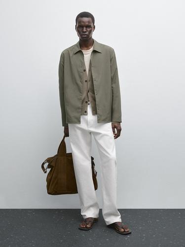 Zara Regular technical jacket - Gray