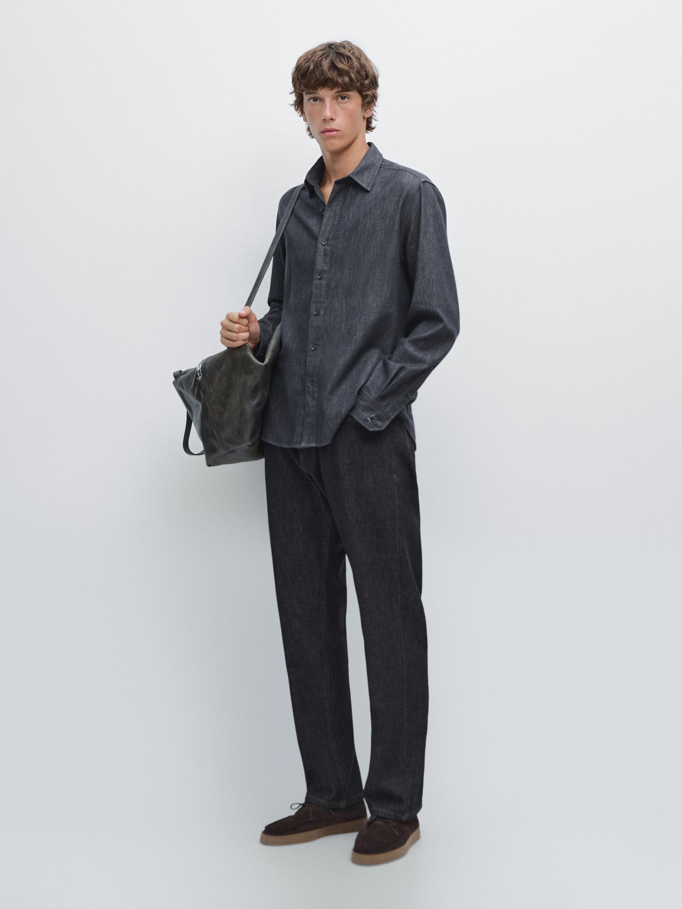 Chemise denim heavy weight