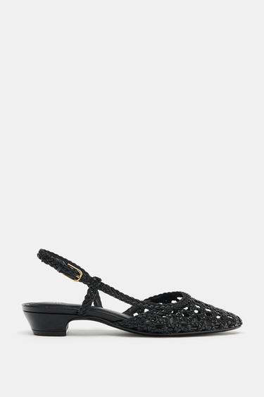 ПЛЕТЕНЫЕ ТУФЛИ-МЮЛИ — Черный от Zara