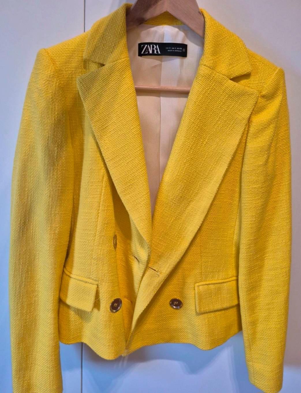 TEXTURED CROPPED BLAZER - Image 4