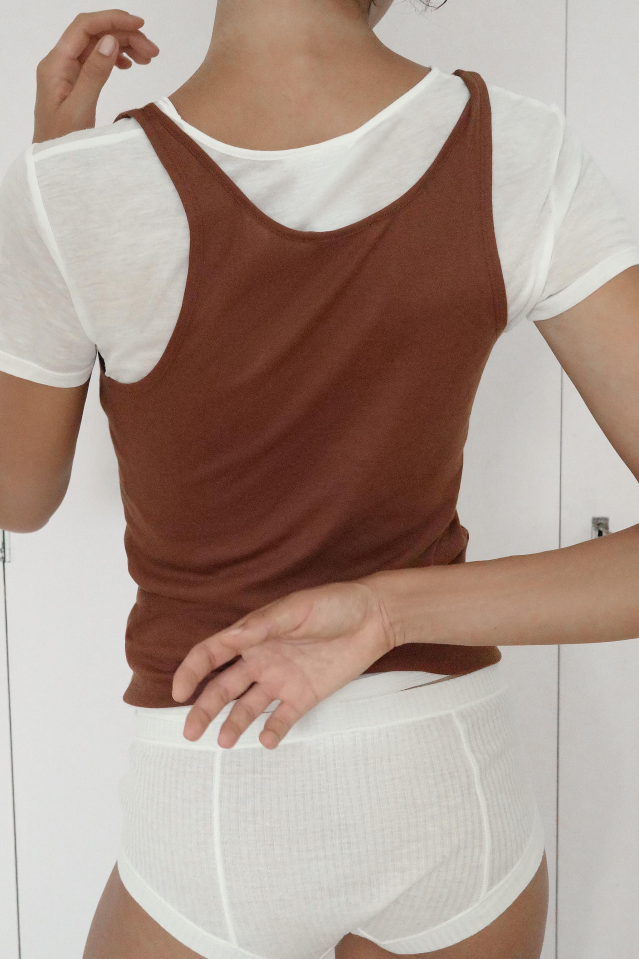 Женские топы Zara BASIC TANK TOP — фото 3
