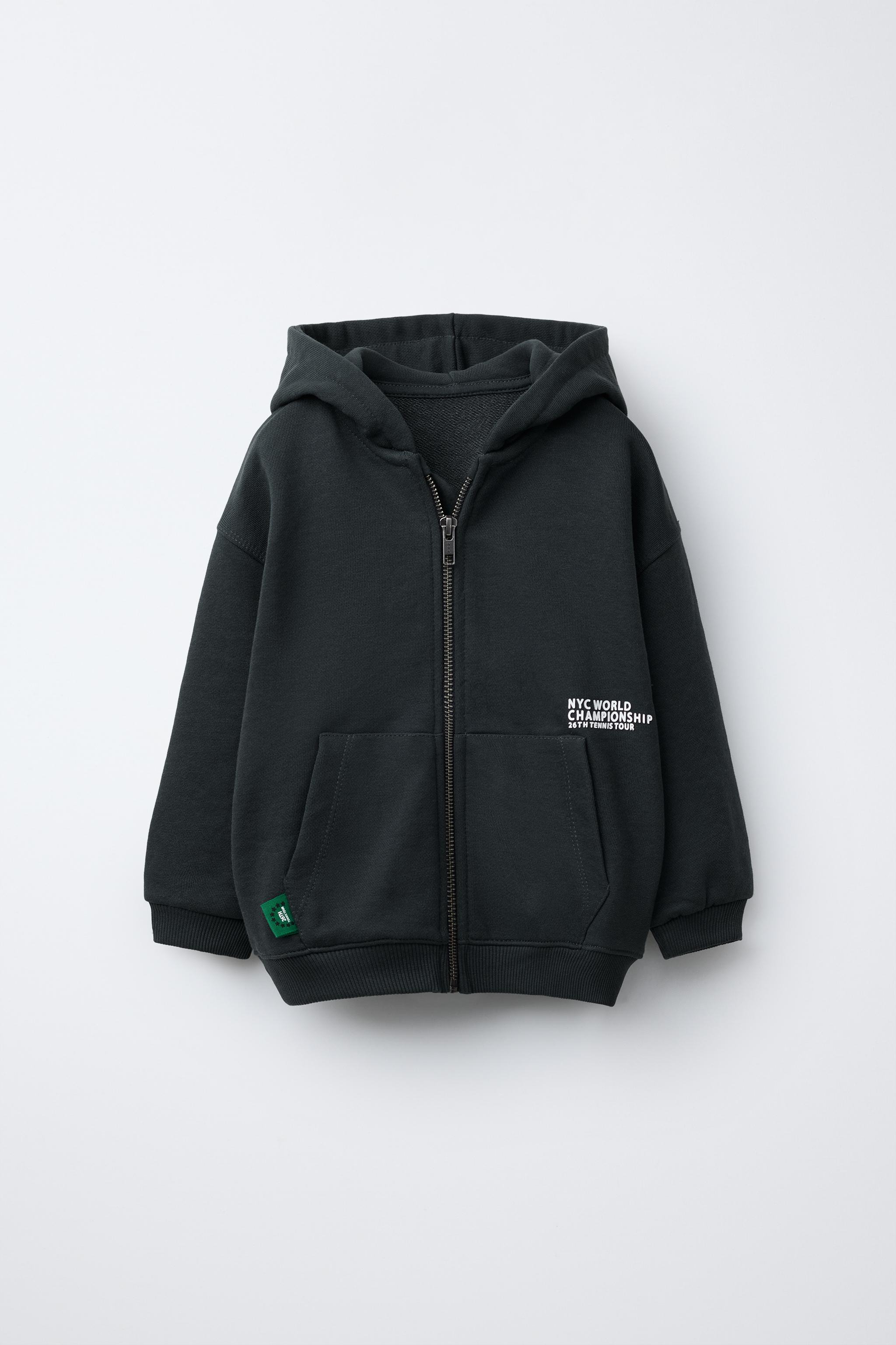 TEXT ZIPPER JACKET