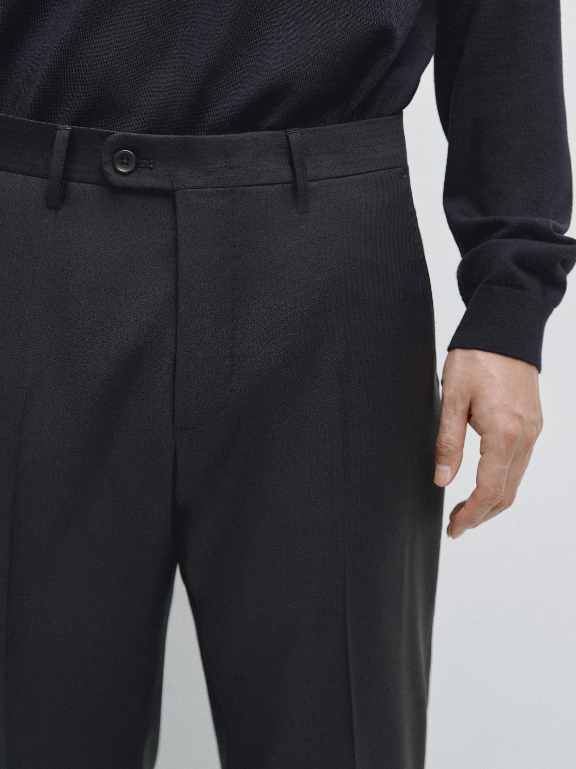 Pantalon costume laine froide