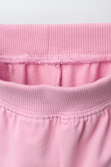 EMBROIDERED TOWELLING SWEATSHIRT AND JOGGERS SET - Pink by Zara - Image 5