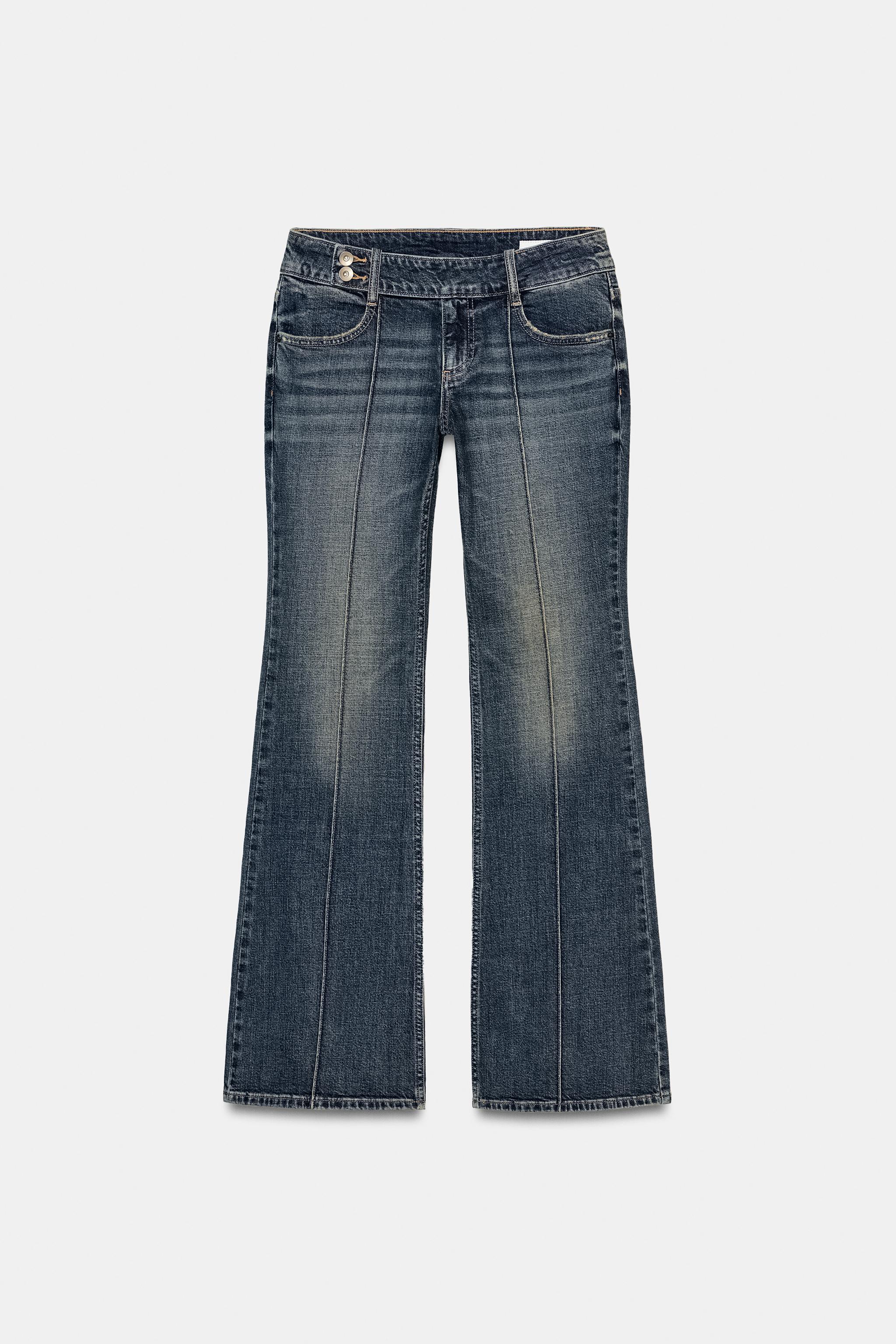 TRF ローライズブーツカットデニムパンツ - ブルー | ZARA Japan / 日本