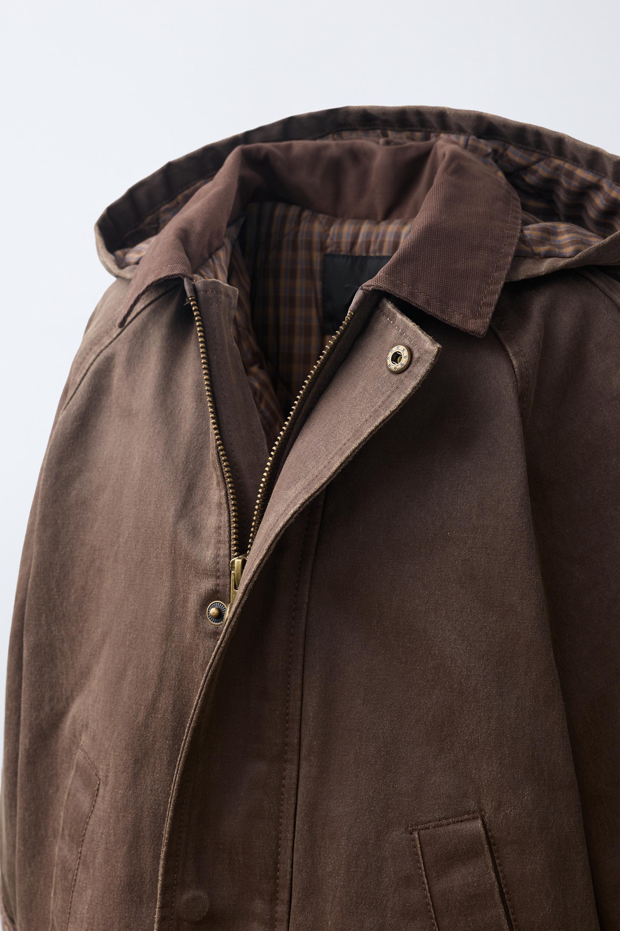 WAXED HOODIE JACKET