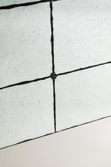 MIROIR CARRÉ EFFET ANTIQUE - Transparent de Zara - Image 1