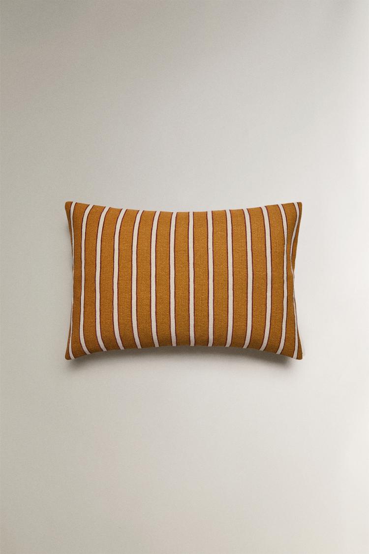 ZARA STRIPED CUSHION COVER