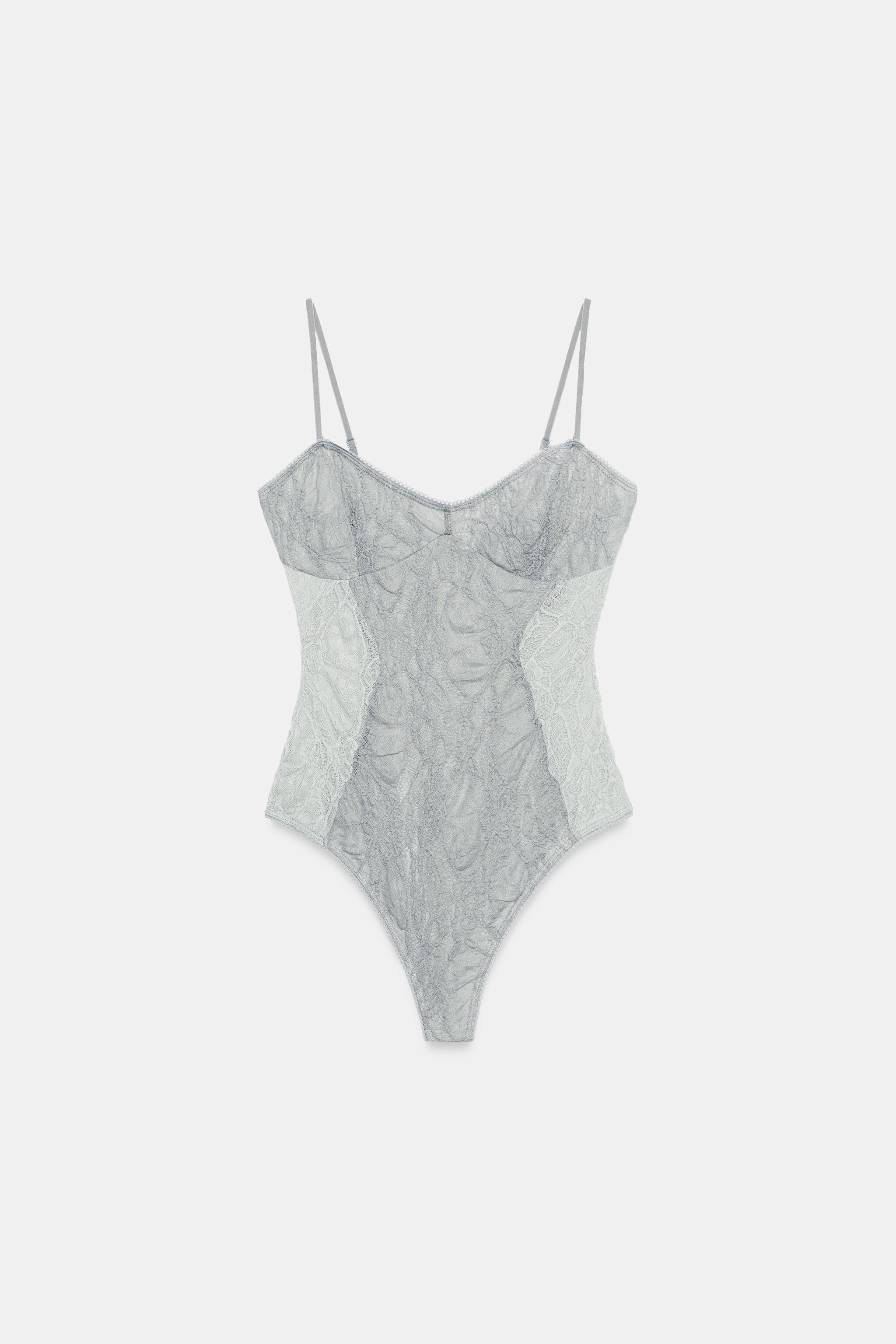 COMBINATION LACE BODYSUIT