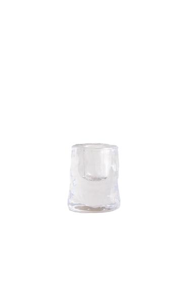 Zara GLASS TEALIGHT HOLDER - Transparent