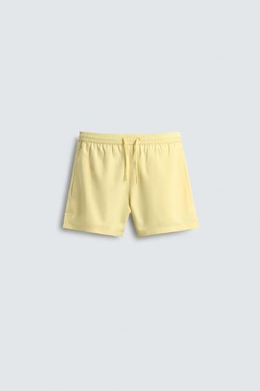 QUẦN SHORT BƠI NGẮN MỀM MẠI - Màu vàng từ Zara