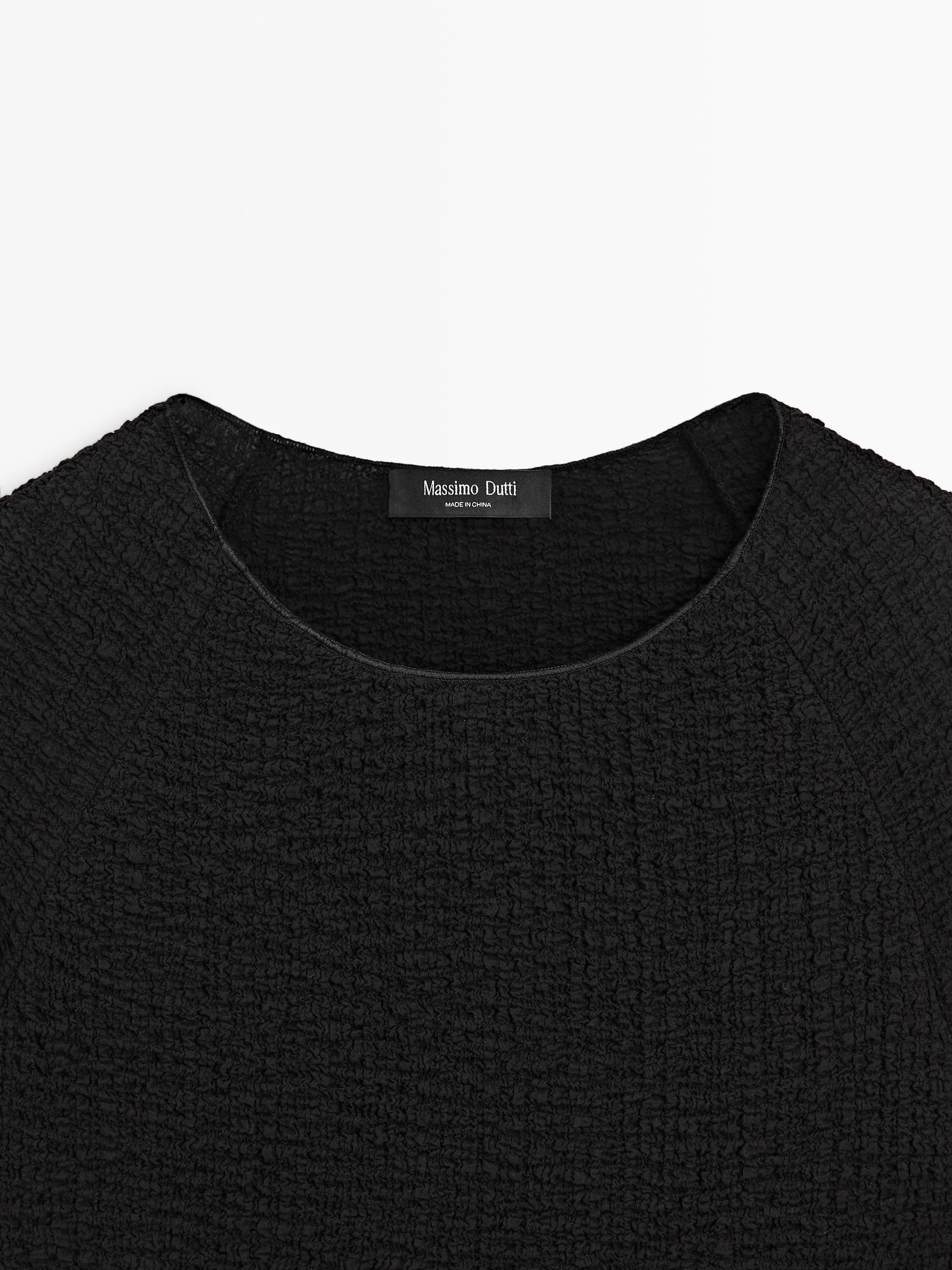 T-shirt with tie detail