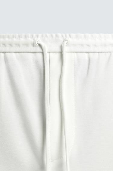 REGULAR FIT COMFORT BERMUDA SHORTS - Oyster-white by Zara - Image 8