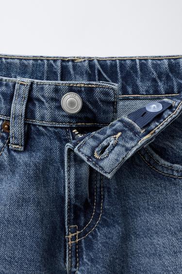 WIDE-LEG JEANS WITH BUTTERFLIES - Blue by Zara - Image 2