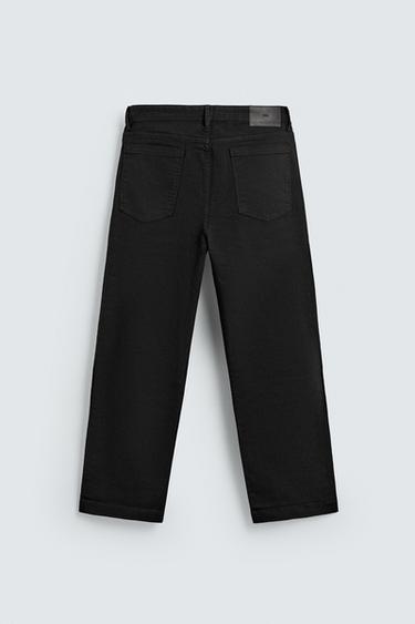 PANTALON STRAIGHT FIT - Noir de Zara - Image 6