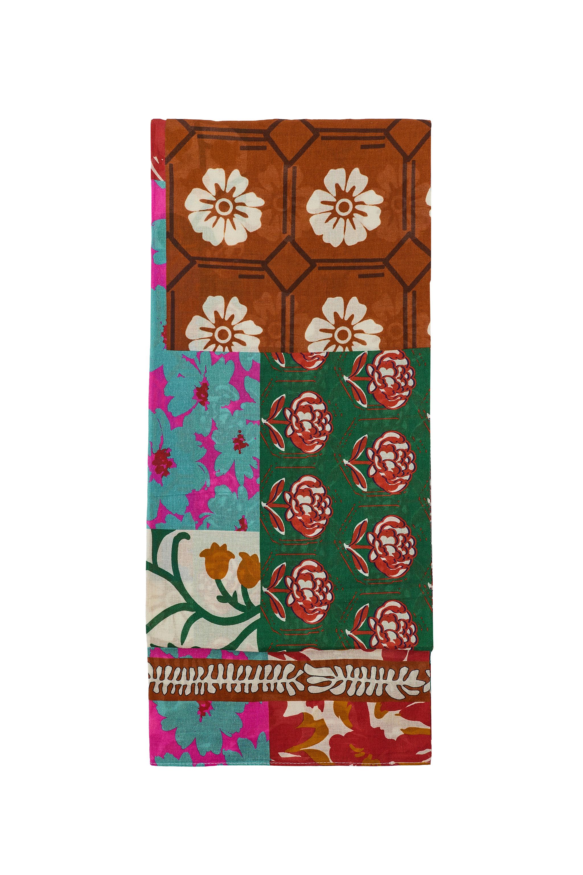 TILE PRINT COTTON SCARF - Multicolored | ZARA United States