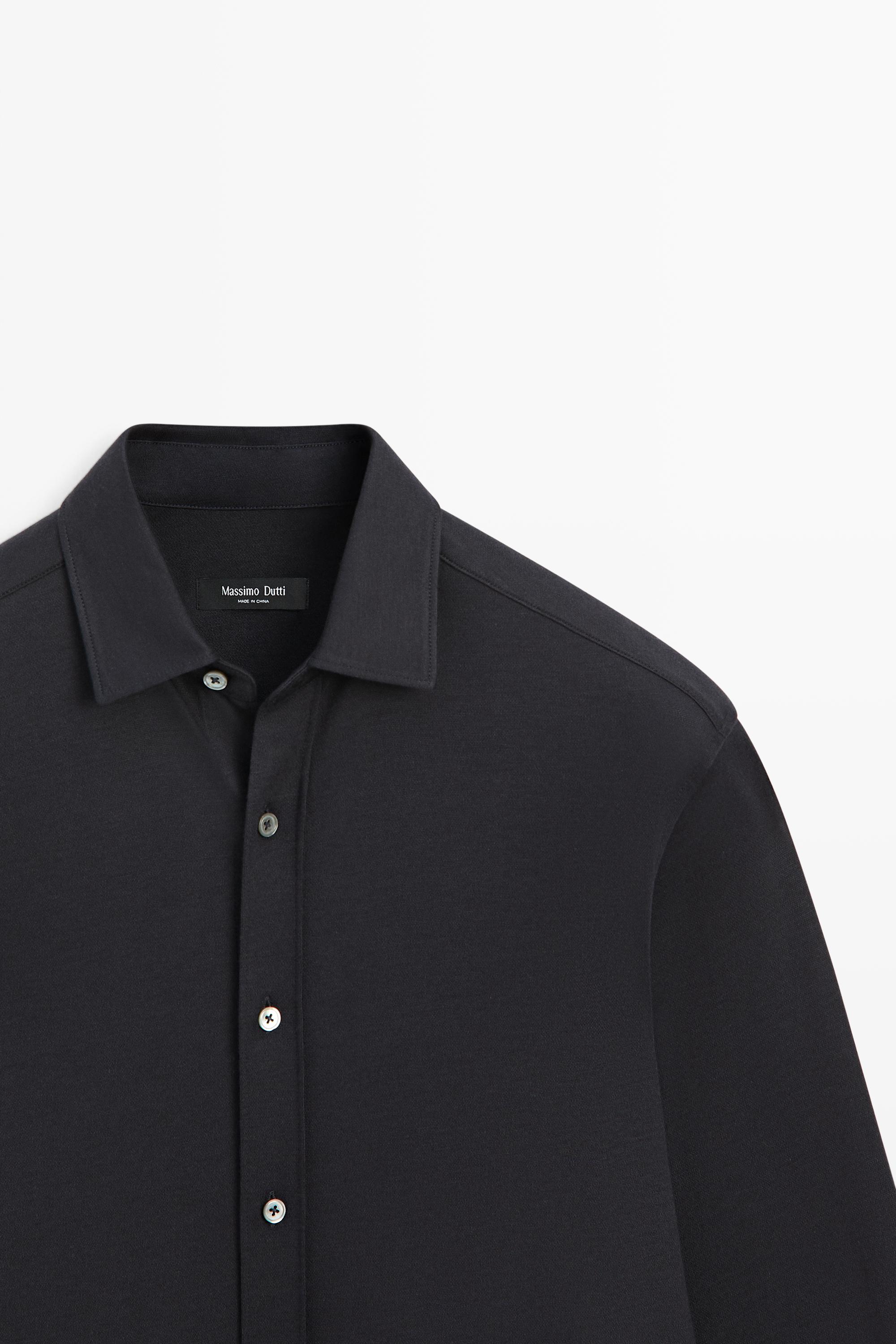 Chemise stretch slim fit en coton