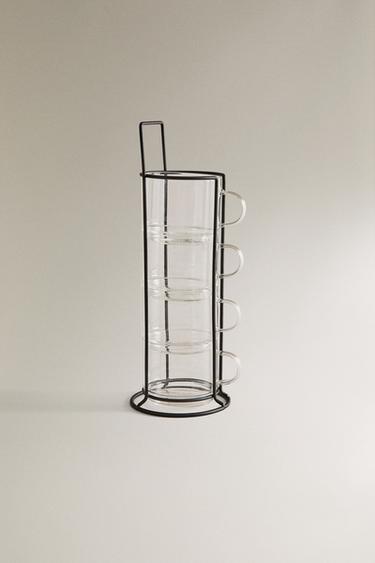 TOUR TASSES BOROSILICATE (LOT DE 4) - Transparent de Zara