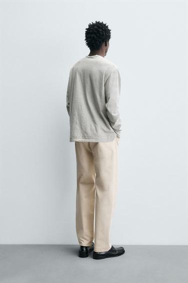 STRAIGHT-LEG TROUSERS - Ecru by Zara - Image 2