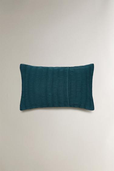 HOUSSE DE COUSSIN ENFANT TEXTURE RAYURES - Bleu de Zara - Image 2