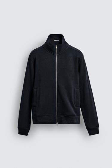 CHAQUETA CANALÉ INTERLOCK - Marino de Zara