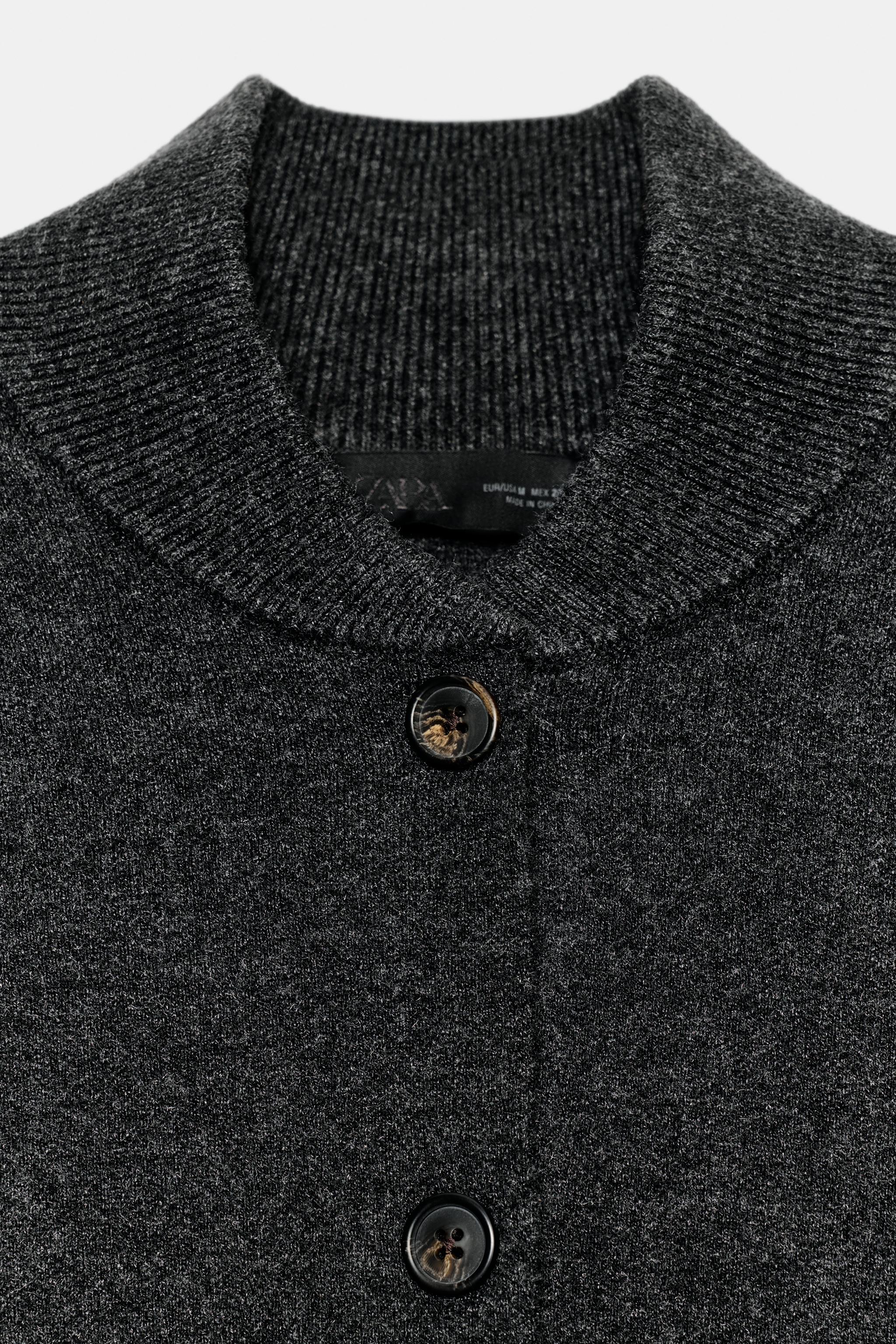 KNIT BOMBER JACKET